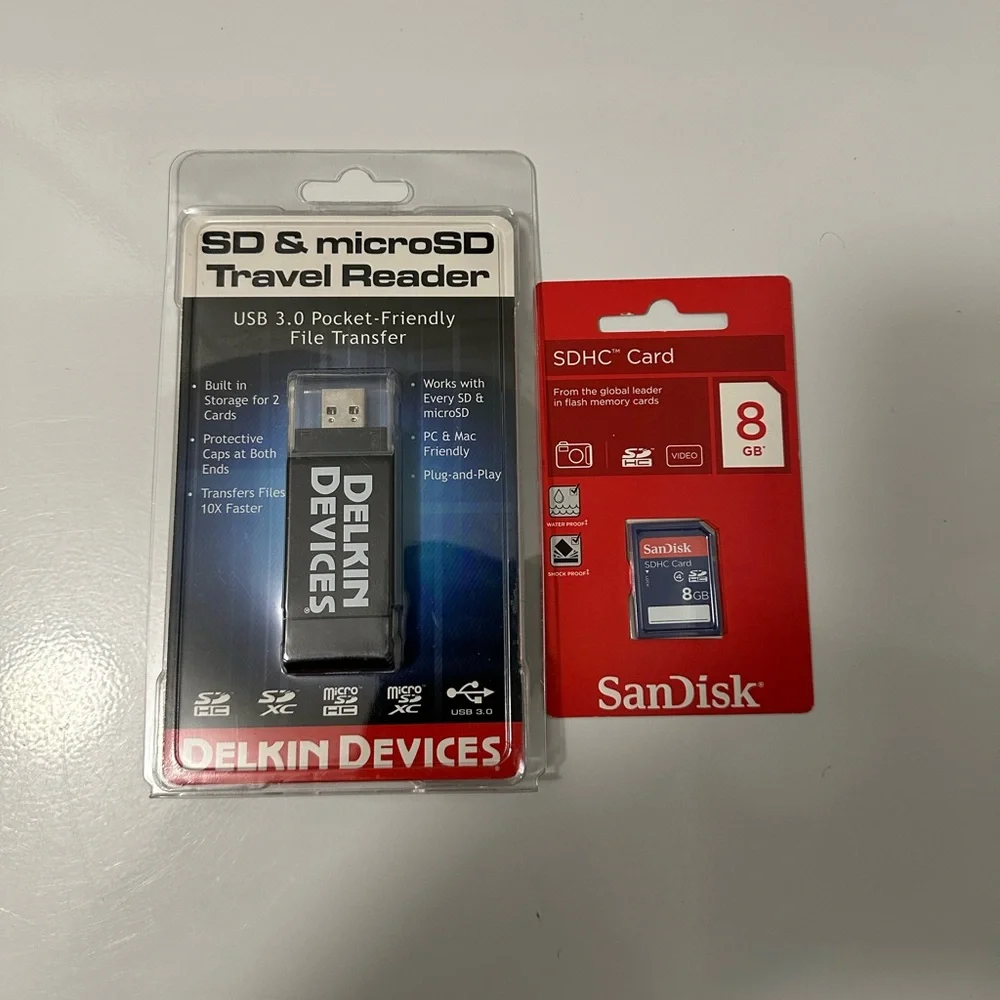 Andis Black and Red Memory Card for Cameras